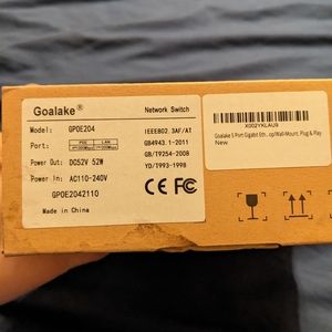 Goalake 5 port network switch